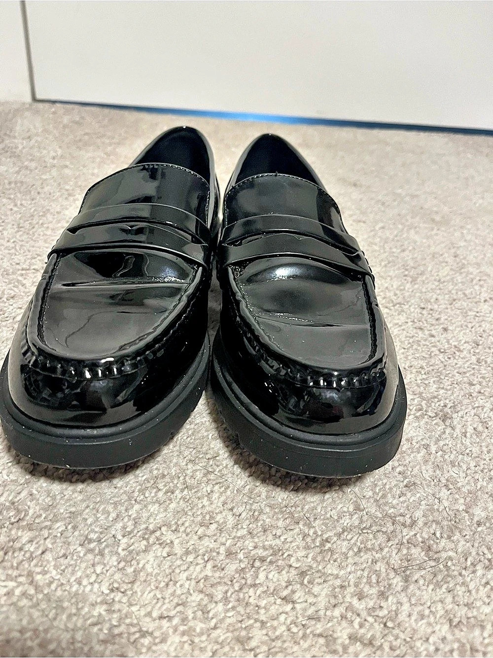 Aerosoles Sienna Penny Loafer Black Patent